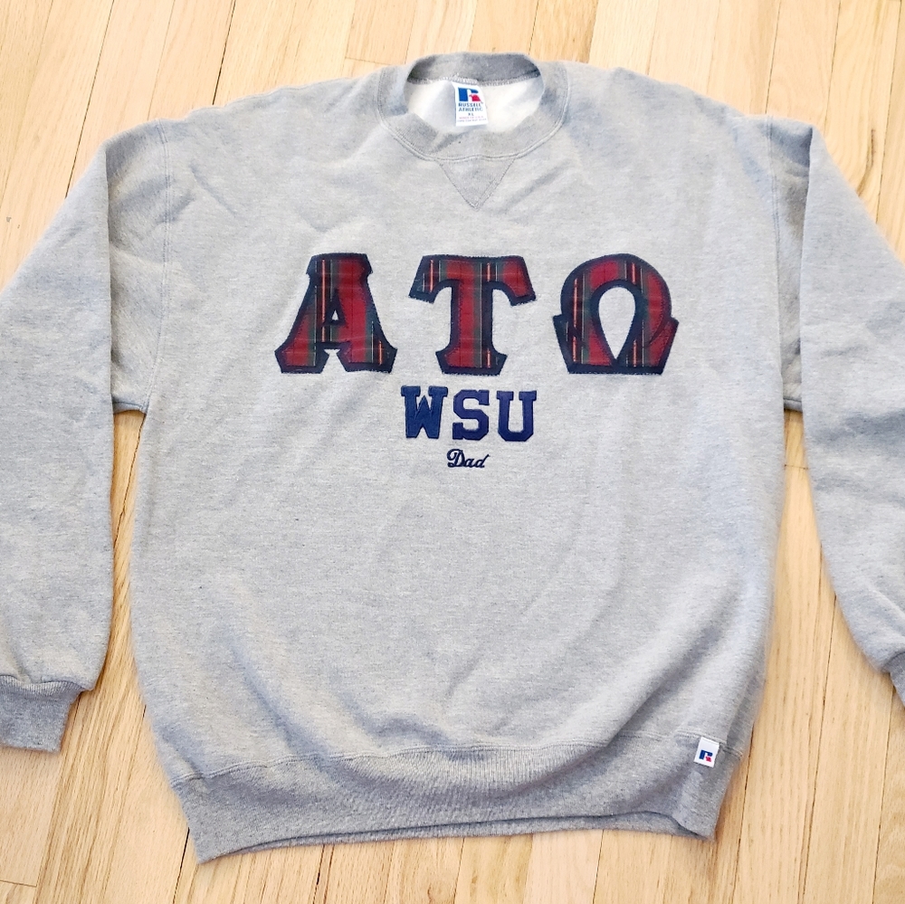 Vintage WSU ATO Dad Sweatshirt